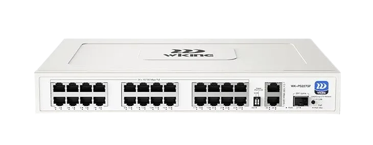 Switch de 24 Puertos PoE + 2 Puertos Gigabit + 1 SFP