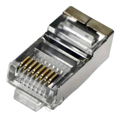 Conectores RJ45 Cat. 5e Blindado Pack 100 pzas