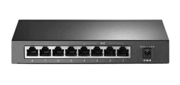 Switch TP-Link 4 Puertos + 4 puertos PoE+ Gigabit