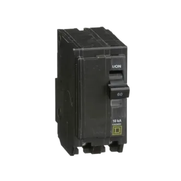 Interruptor termomagnético mini 60A de 2 polos, enchufable