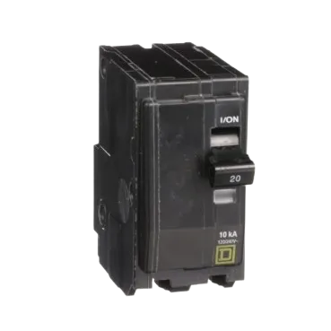 Interruptor termomagnético mini 20A de 2 polos Enchufable