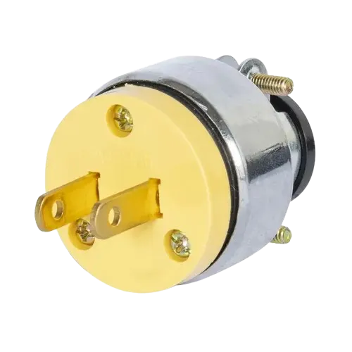 Clavija Blindada Sencilla, 15A a 120V