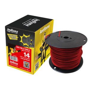 Cable Indiana AWG 14 Rojo 100m